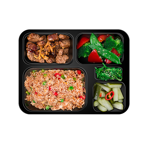 Bentobox Beef + Nasi