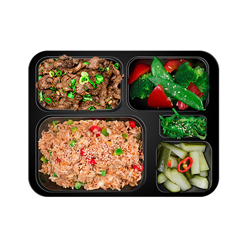 Bentobox Rokuniku + Nasi
