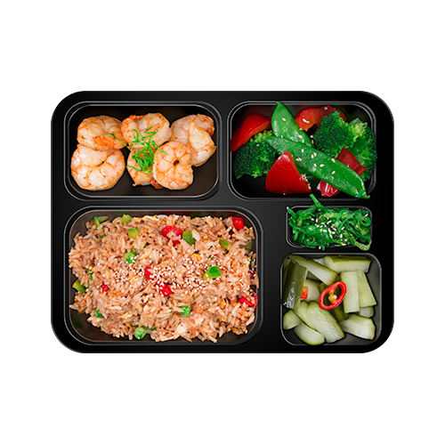 Bentobox Shrimp + Nasi