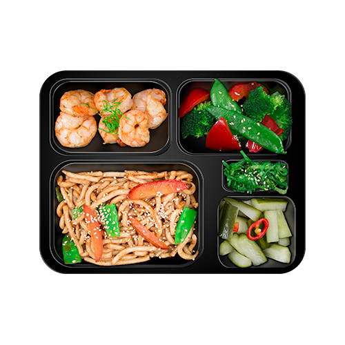 Bentobox Shrimp + Udon