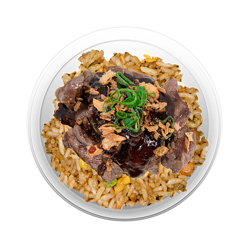 Donburi Beef + Nasi