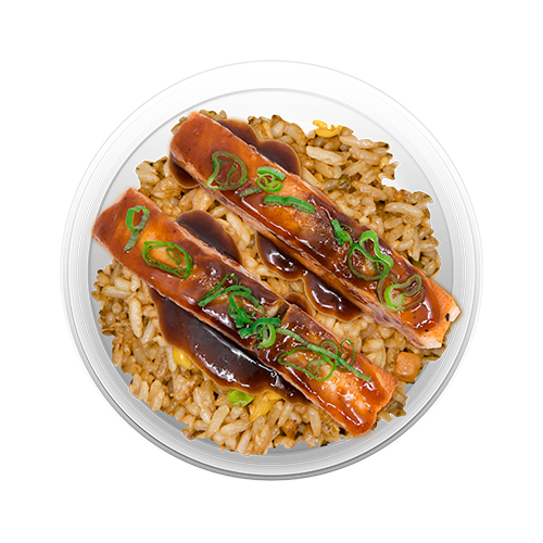 Donburi Salmon + Nasi