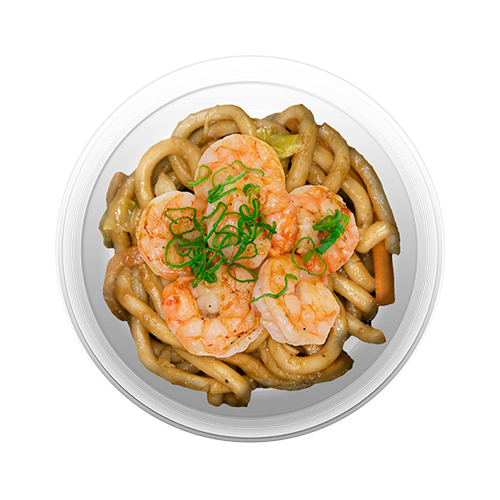 Donburi Shrimp + Udon