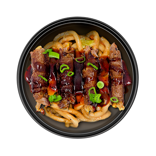 Donburi Usuyaki + Udon