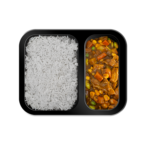 Curry Chicken + Witte rijst