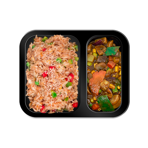 Curry Veggie + Nasi