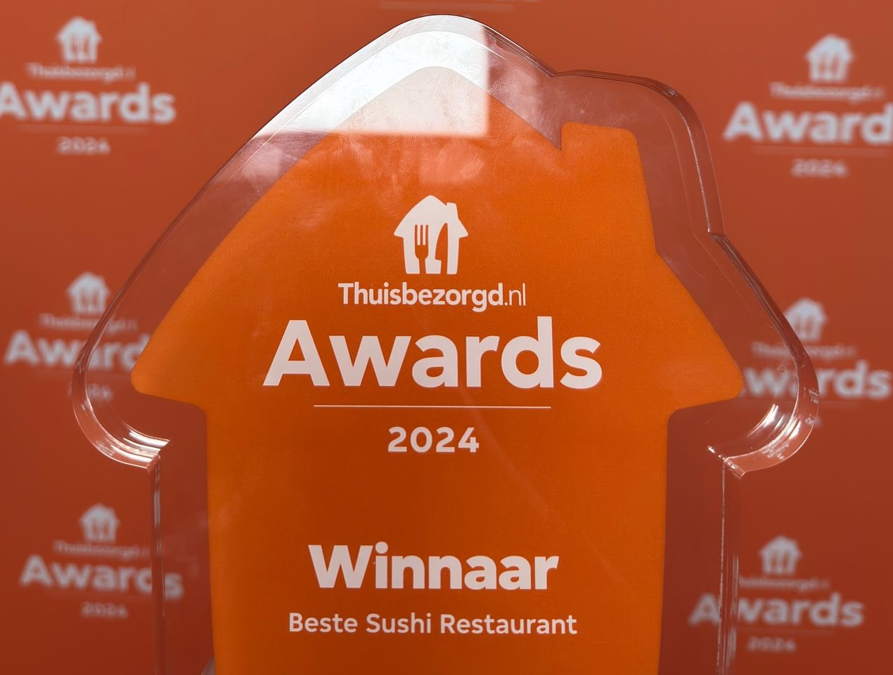 Thuisbezorgd award 2024 - Japanse keuken sushi bestellen bij Shiki