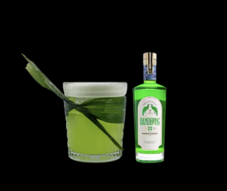 Pandan Sour cocktail